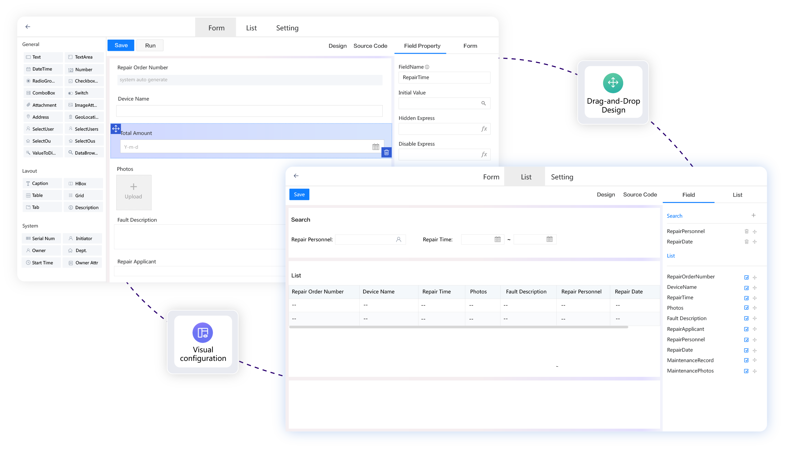 FlowPortal low - code platform helps business users easily build apps via drag-and-drop. This simplifies development, benefits non-technical staff, and suits various scenarios.